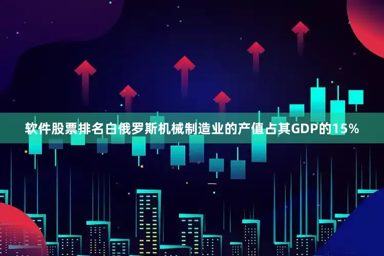 软件股票排名白俄罗斯机械制造业的产值占其GDP的15%
