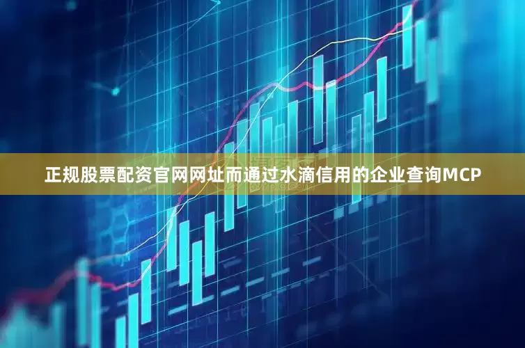 正规股票配资官网网址而通过水滴信用的企业查询MCP